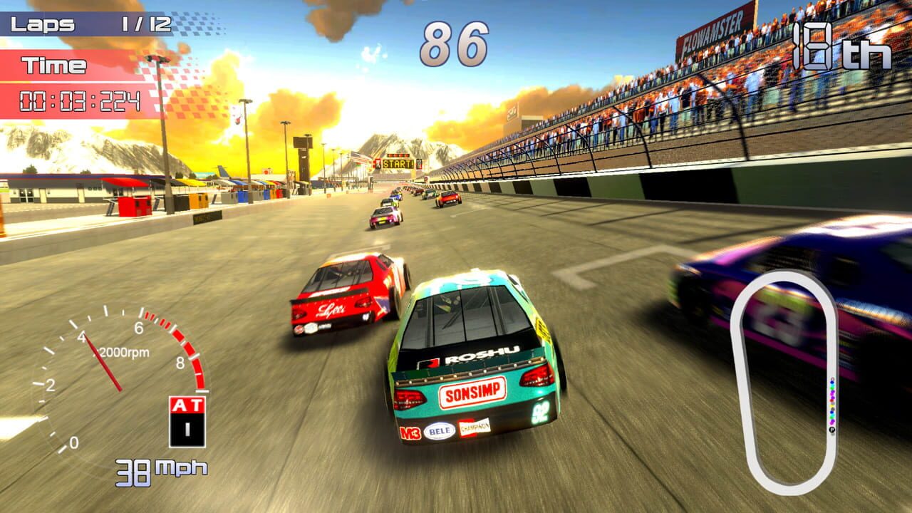Screenshot for Speedway Racing