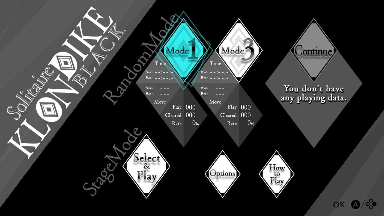 Screenshot for Solitaire Klondike Black