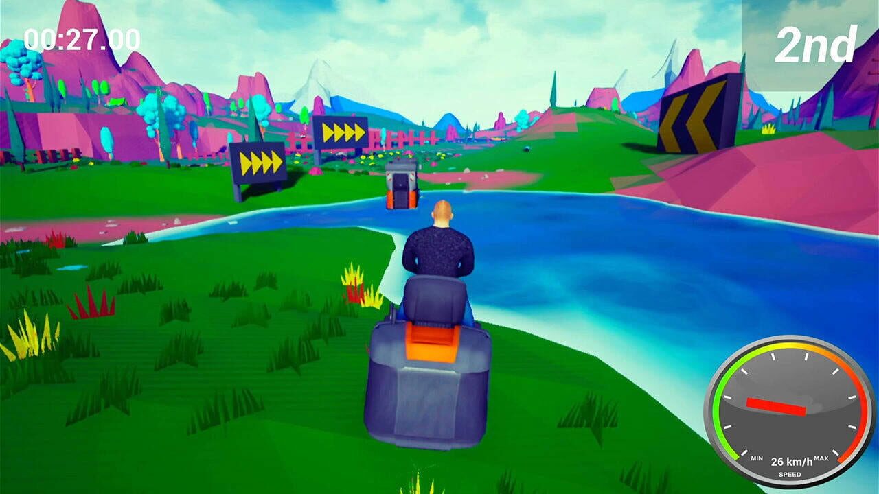 Screenshot for Lawnmower Game: Racing