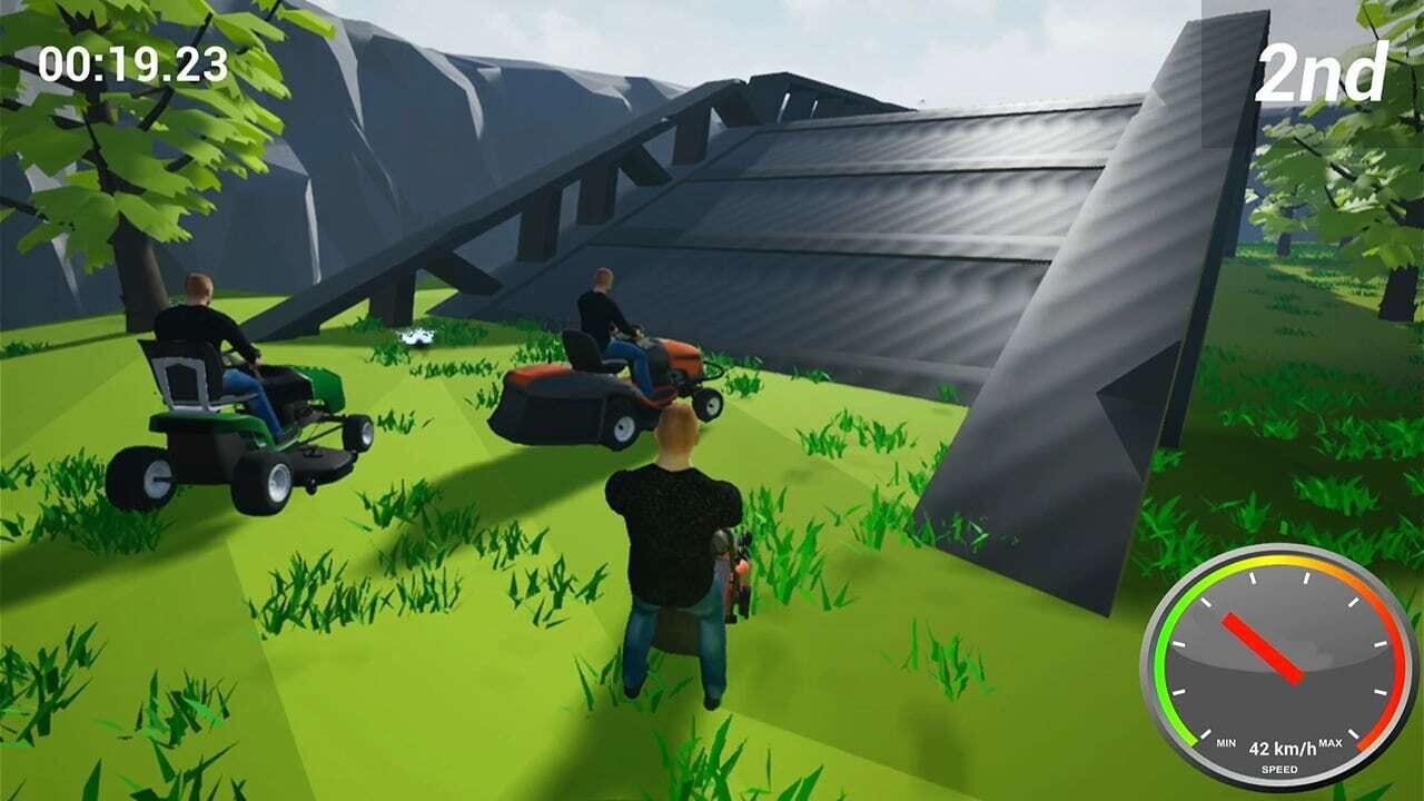 Screenshot for Lawnmower Game: Racing