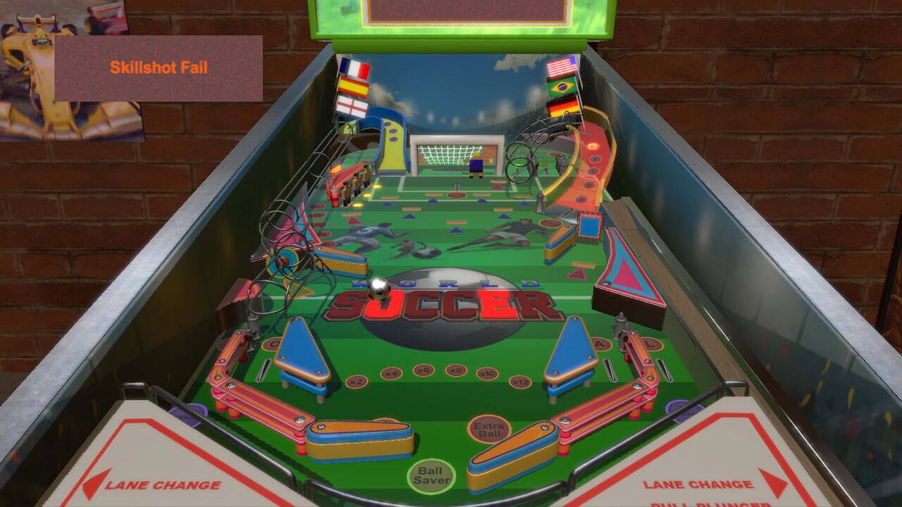 Screenshot for World Soccer Pinball