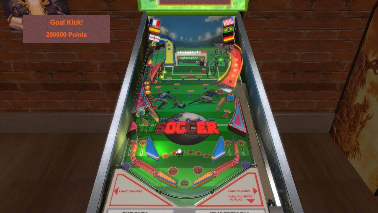 Screenshot for World Soccer Pinball