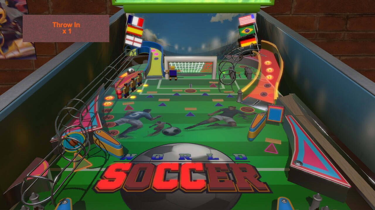 Screenshot for World Soccer Pinball