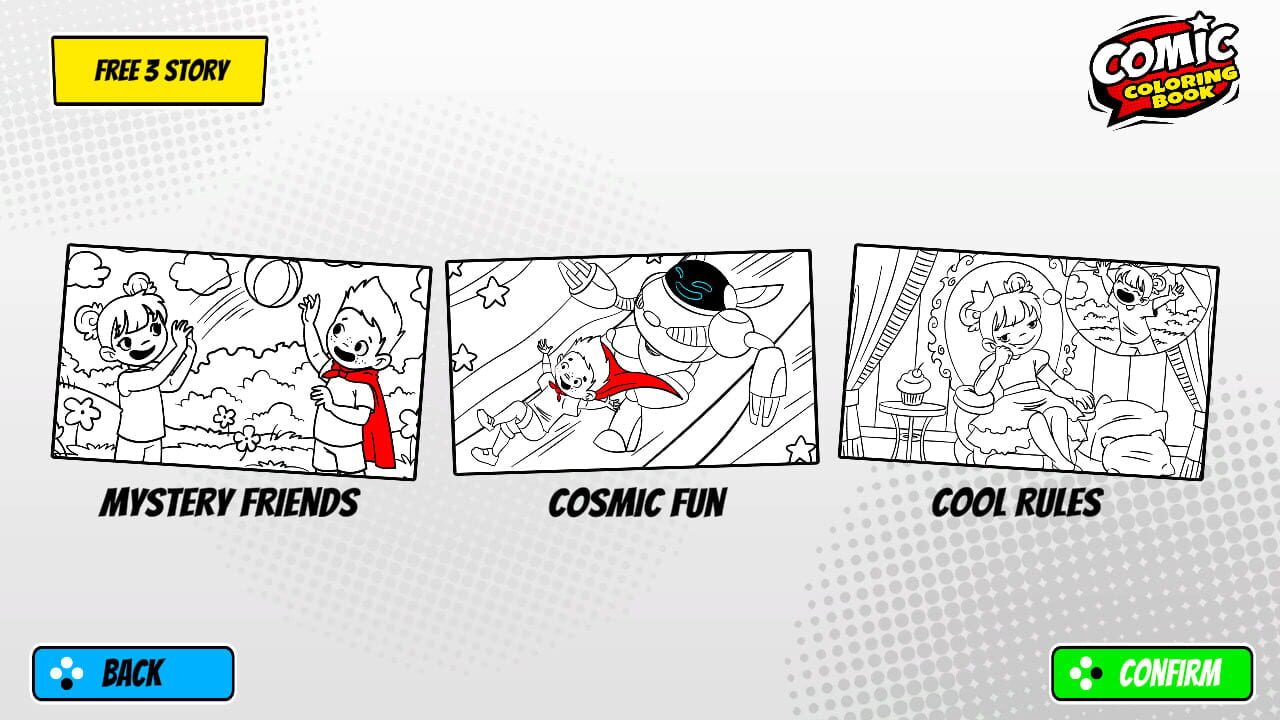 Screenshot for Comic Coloring Book