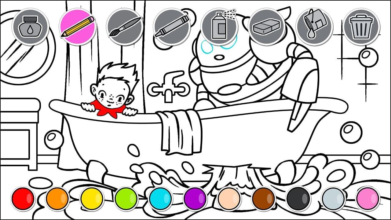 Screenshot for Comic Coloring Book