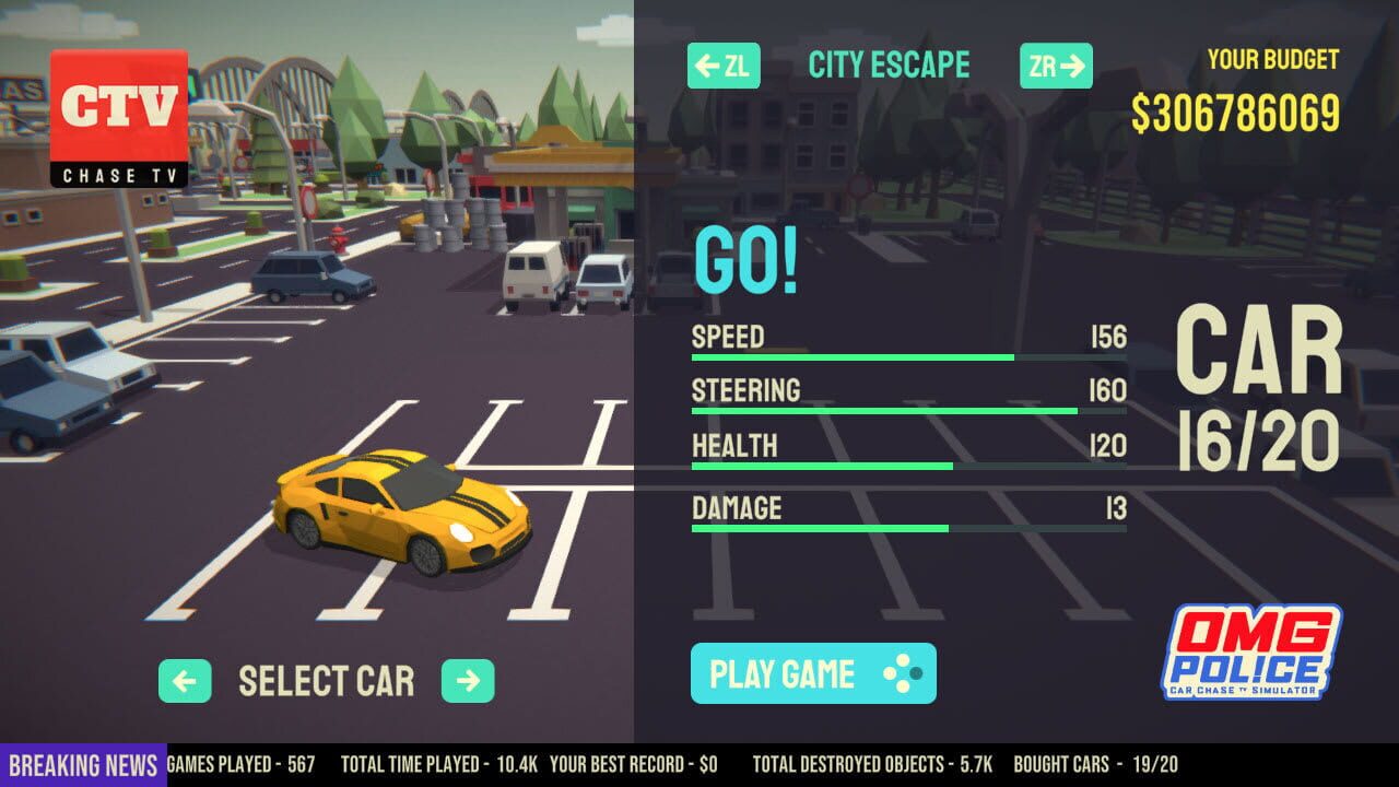 Screenshot for OMG Police: Car Chase TV Simulator