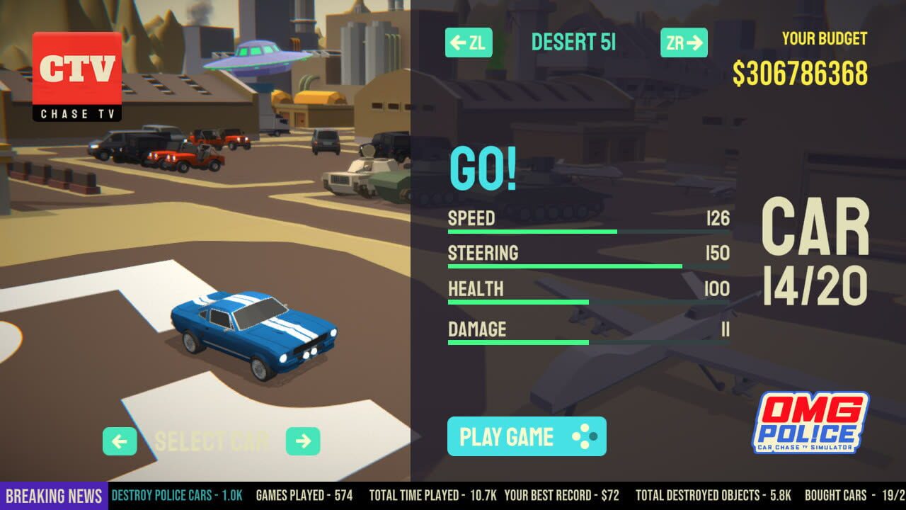 Screenshot for OMG Police: Car Chase TV Simulator