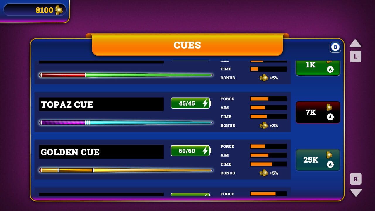Screenshot for Pool Pro Gold