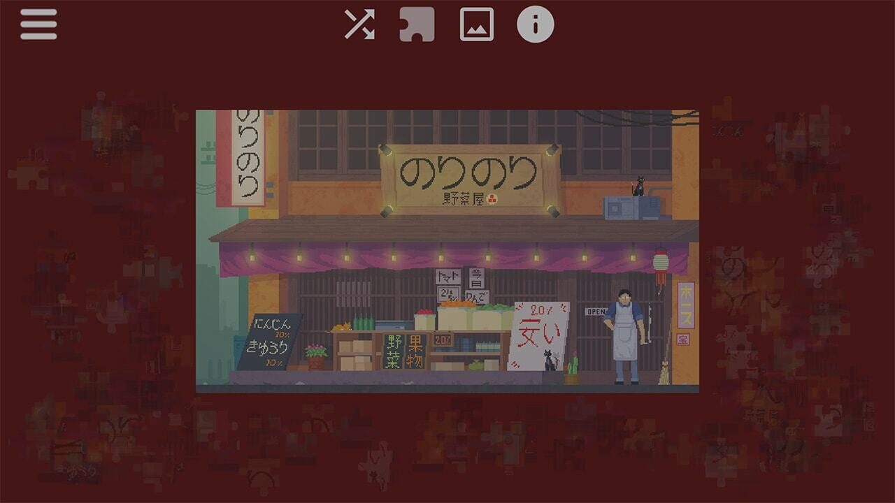 Screenshot for Daylife in Japan: Pixel Art Jigsaw Puzzle