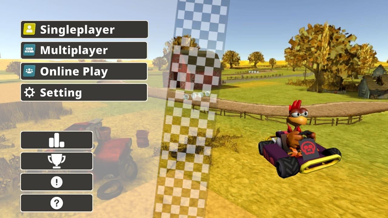 Screenshot for Crazy Chicken Kart 2