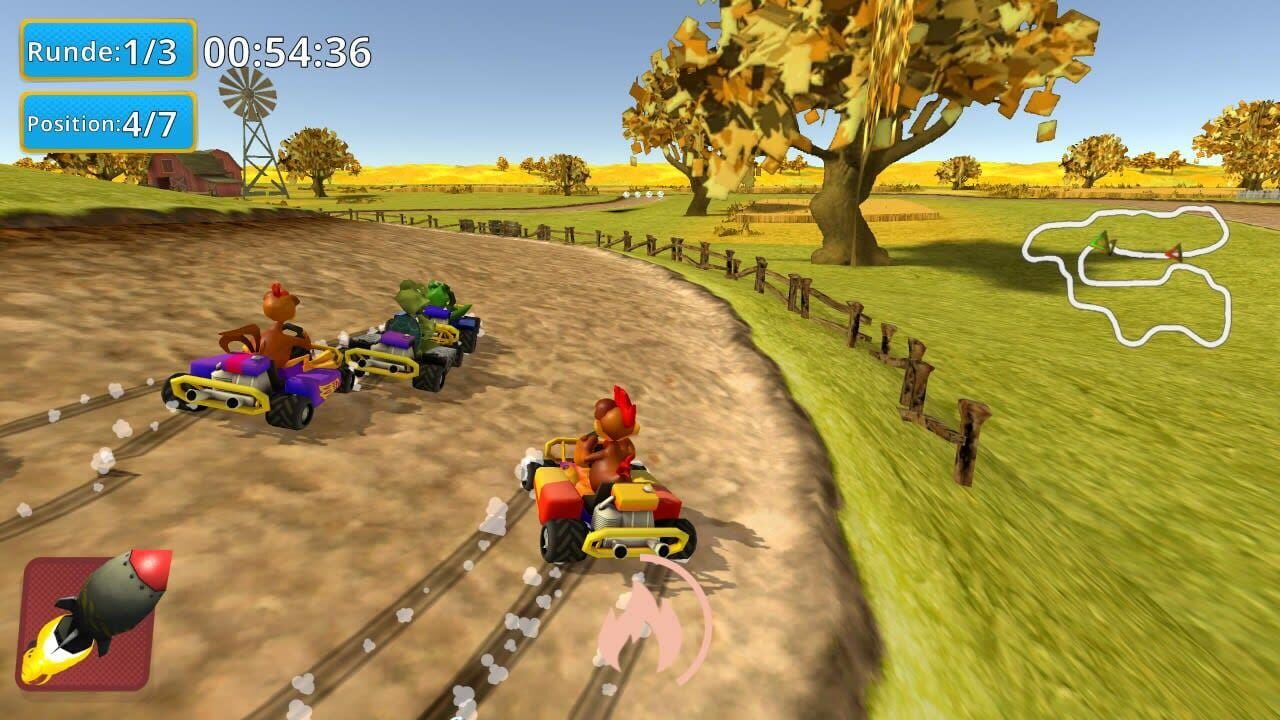 Screenshot for Crazy Chicken Kart 2