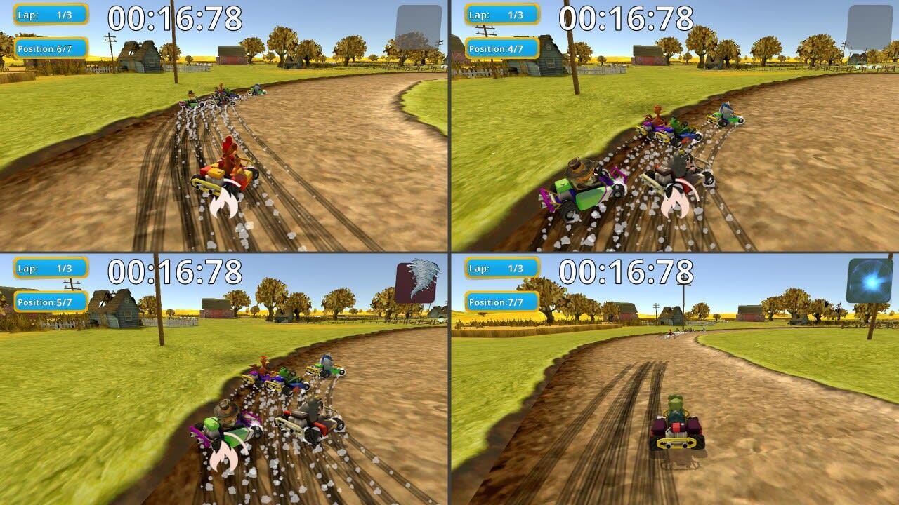 Screenshot for Crazy Chicken Kart 2