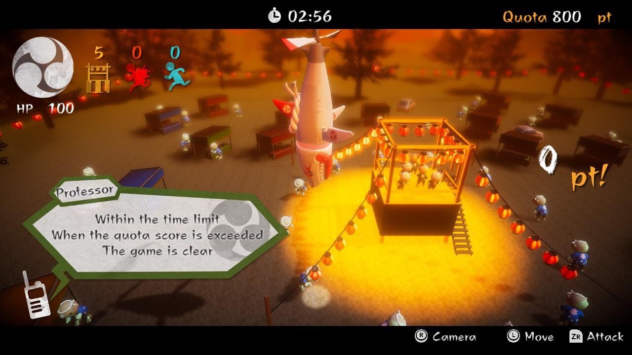Screenshot for Shark Copter vs. Zombie Dancers