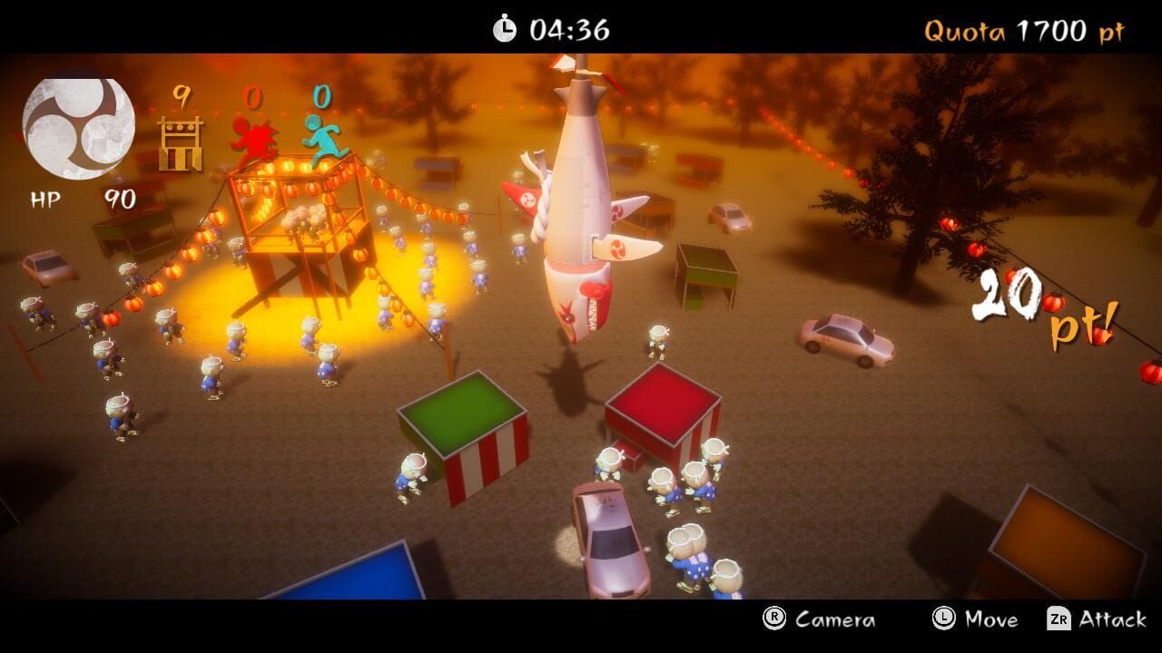 Screenshot for Shark Copter vs. Zombie Dancers