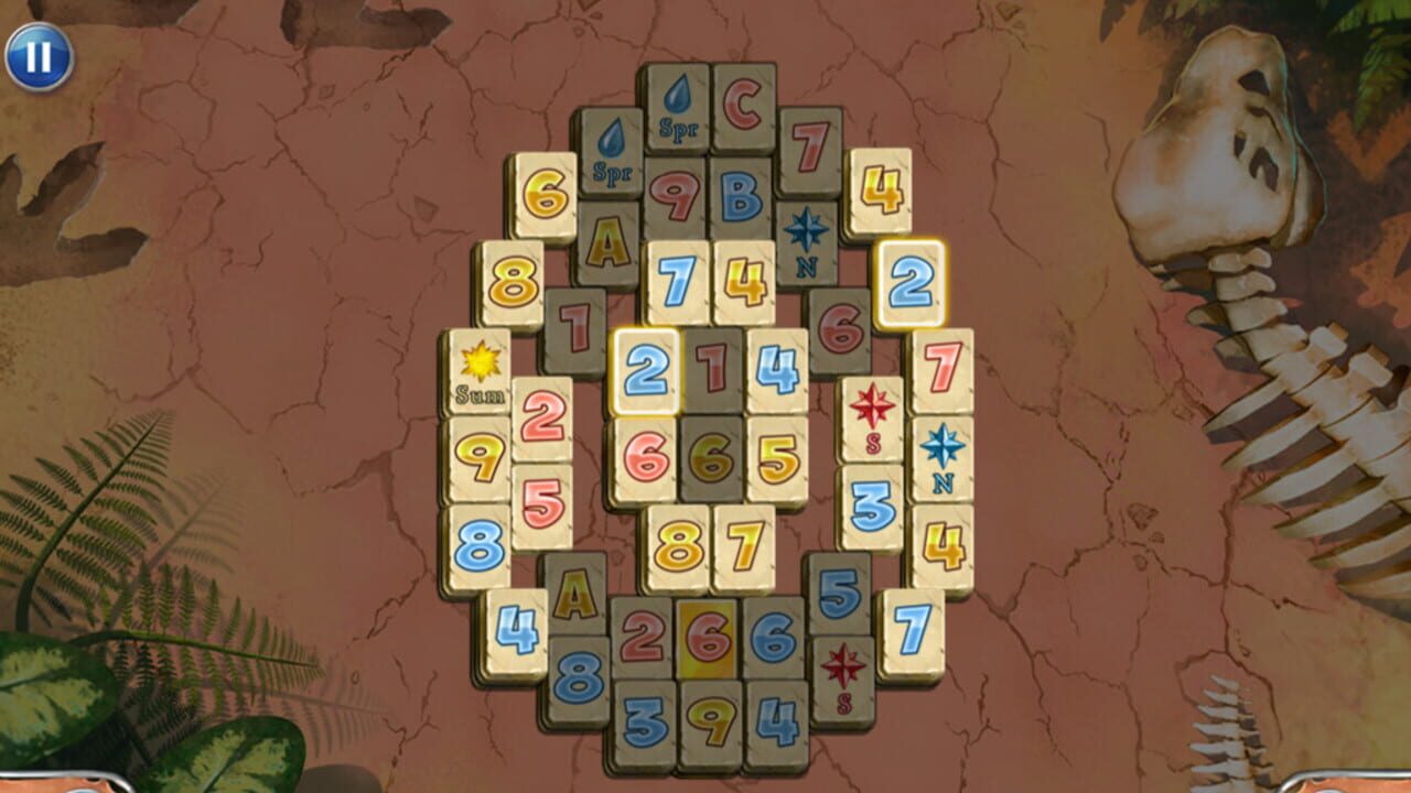 Screenshot for Jurassic Mahjong