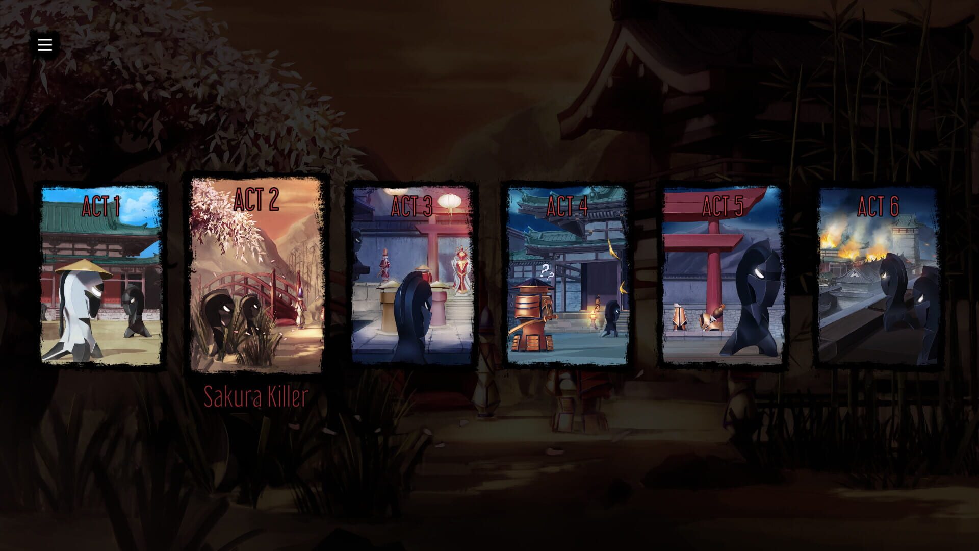 Screenshot for Shinobi's Way - a jigsaw chess tale
