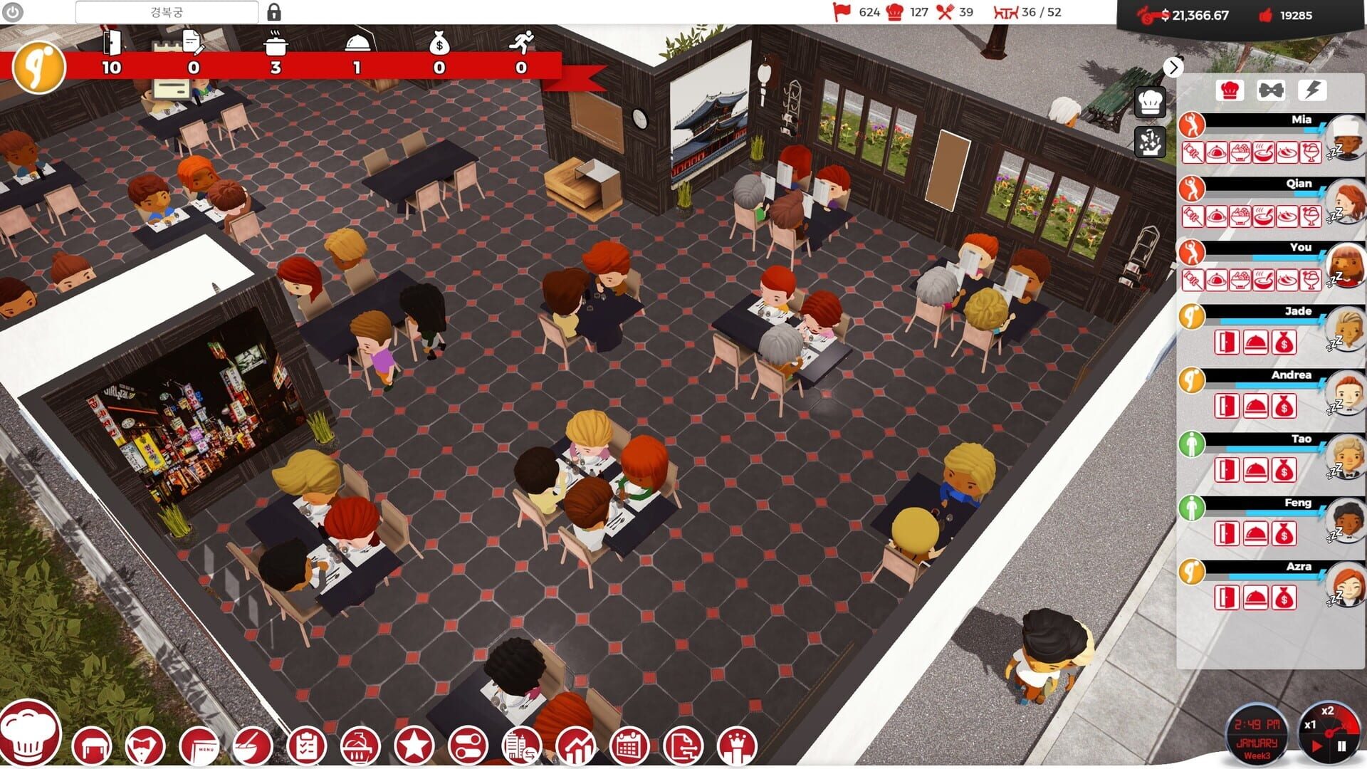 Screenshot for Chef: A Restaurant Tycoon Game - Eastern Asian Cuisine