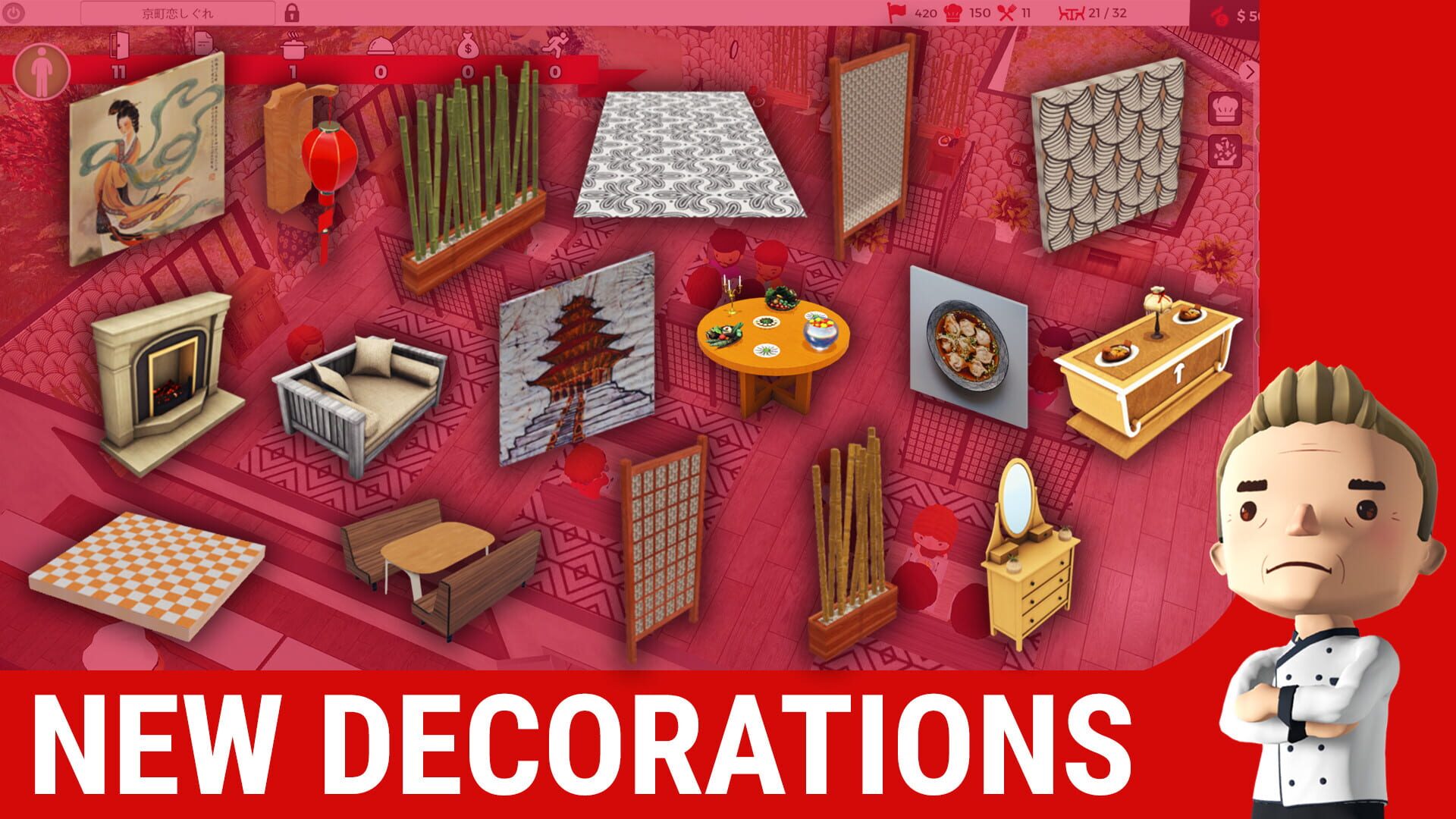 Screenshot for Chef: A Restaurant Tycoon Game - Eastern Asian Cuisine