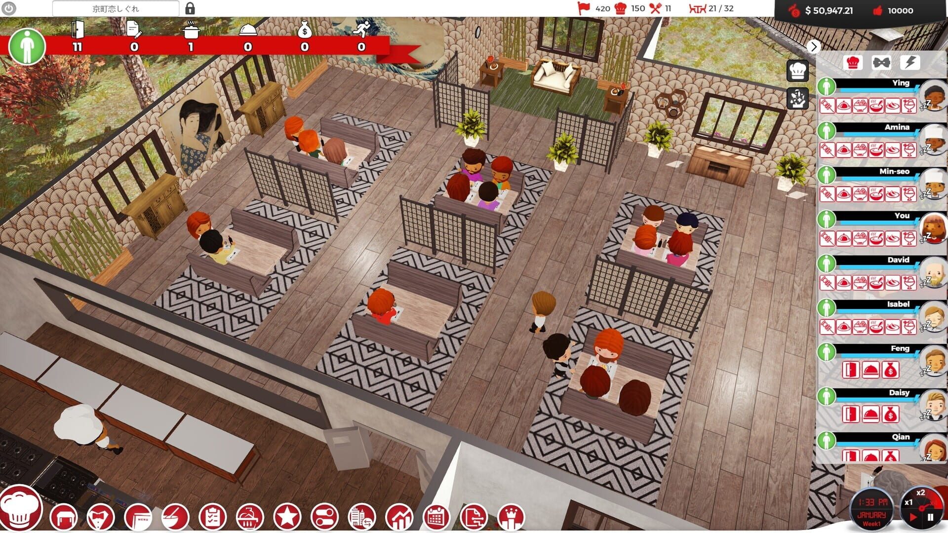 Screenshot for Chef: A Restaurant Tycoon Game - Eastern Asian Cuisine