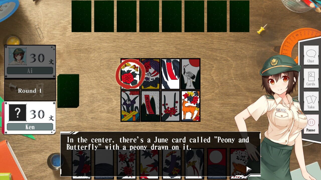 Screenshot for Bishoujo Battle Hanafuda Koi-Koi