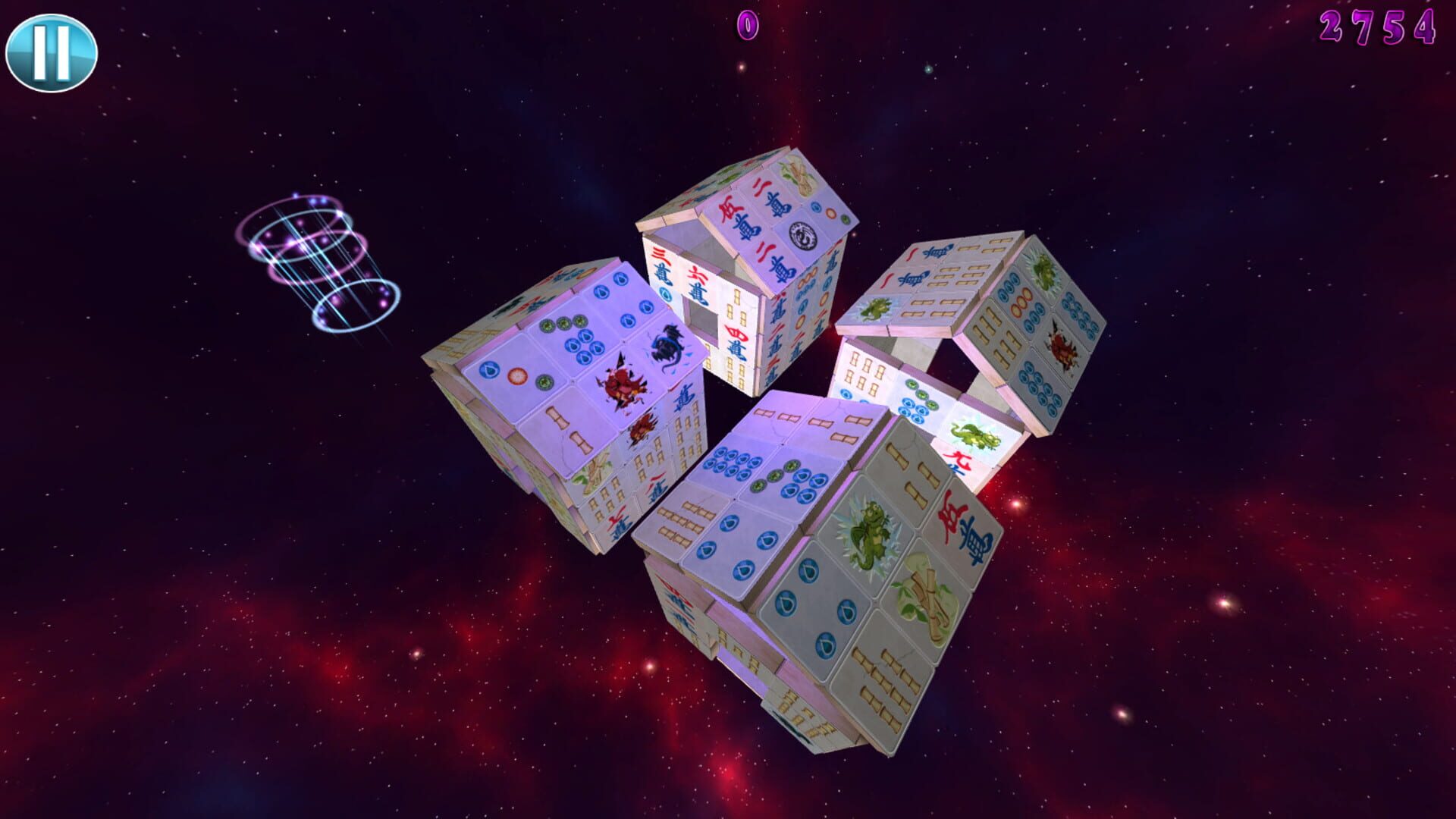 Screenshot for Mahjong Deluxe 2: Astral Planes