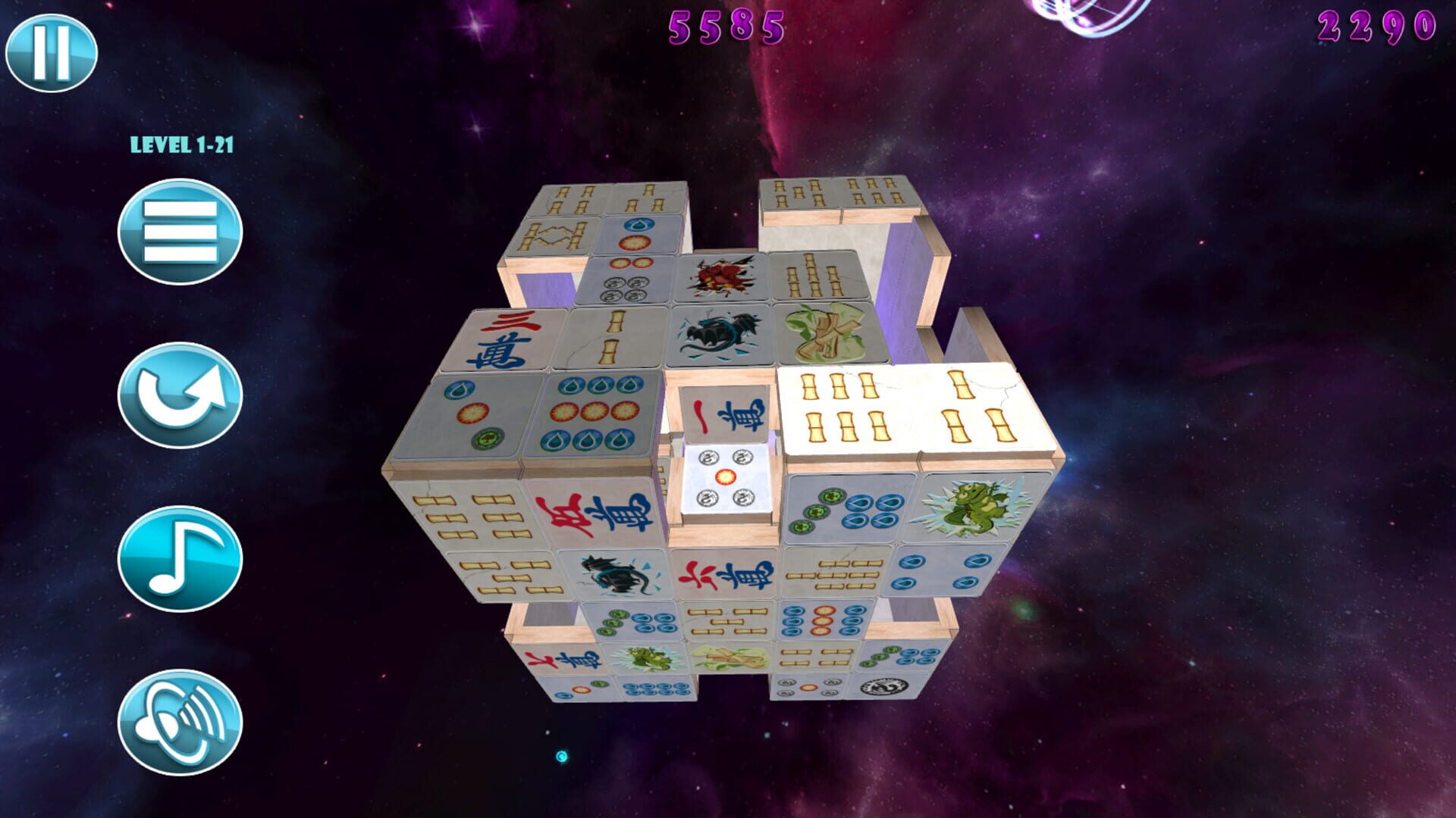 Screenshot for Mahjong Deluxe 2: Astral Planes