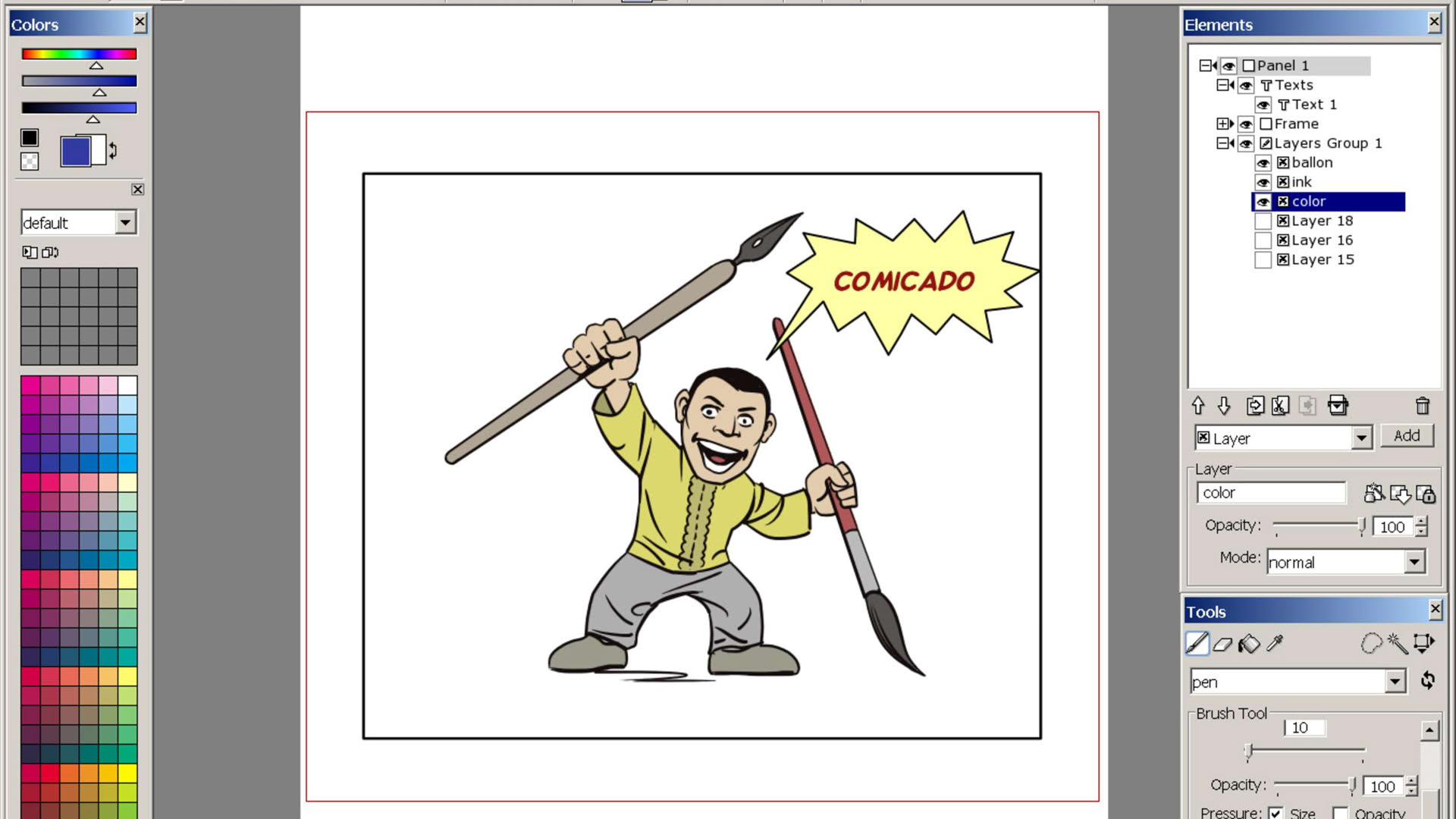 Screenshot for Comicado