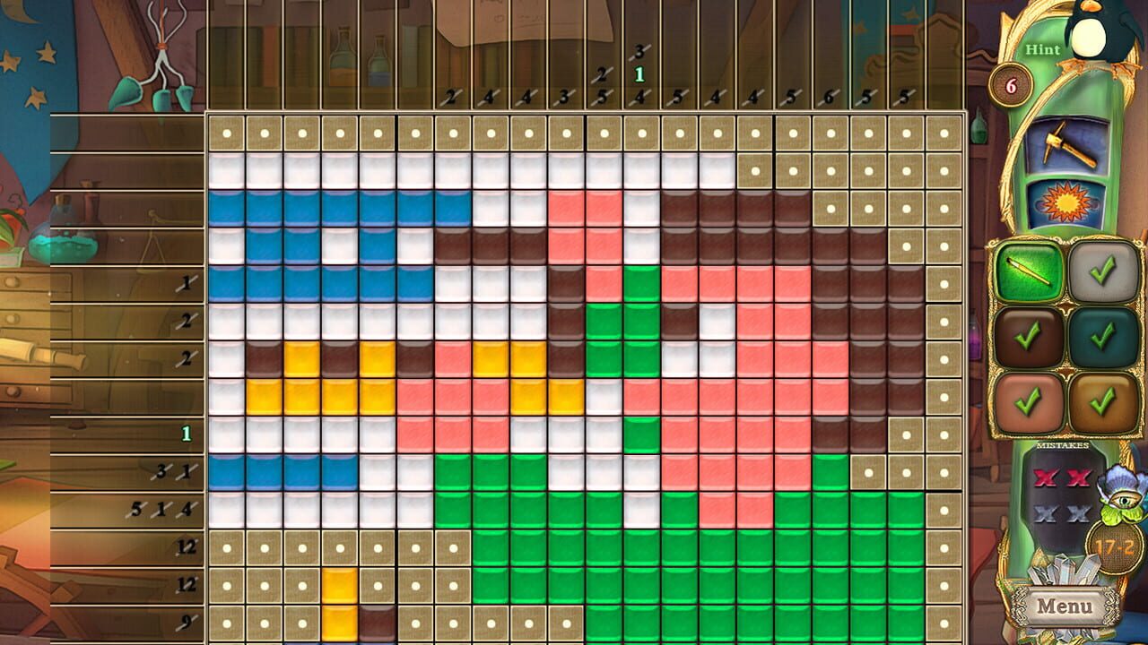 Screenshot for Fantasy Mosaics 33: Inventor's Workshop