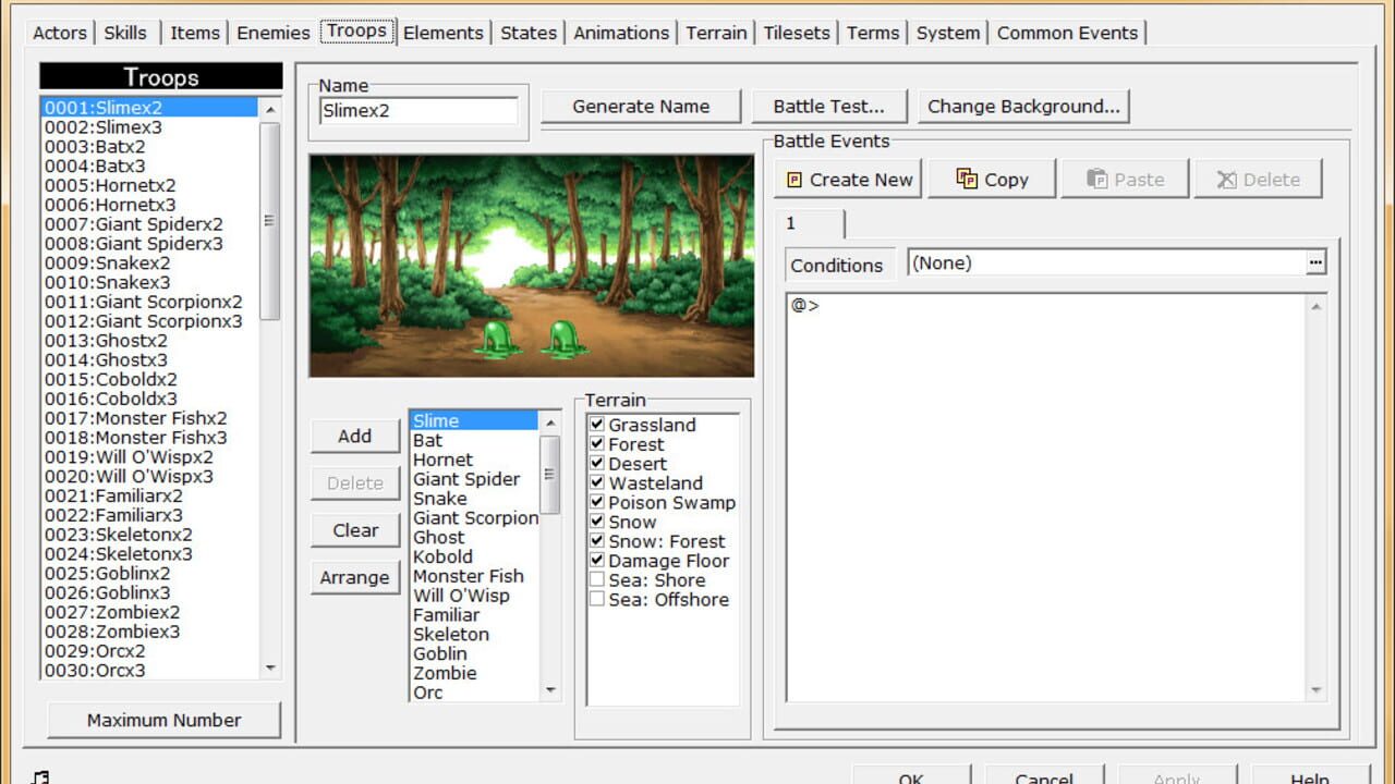 Screenshot for RPG Maker 2000