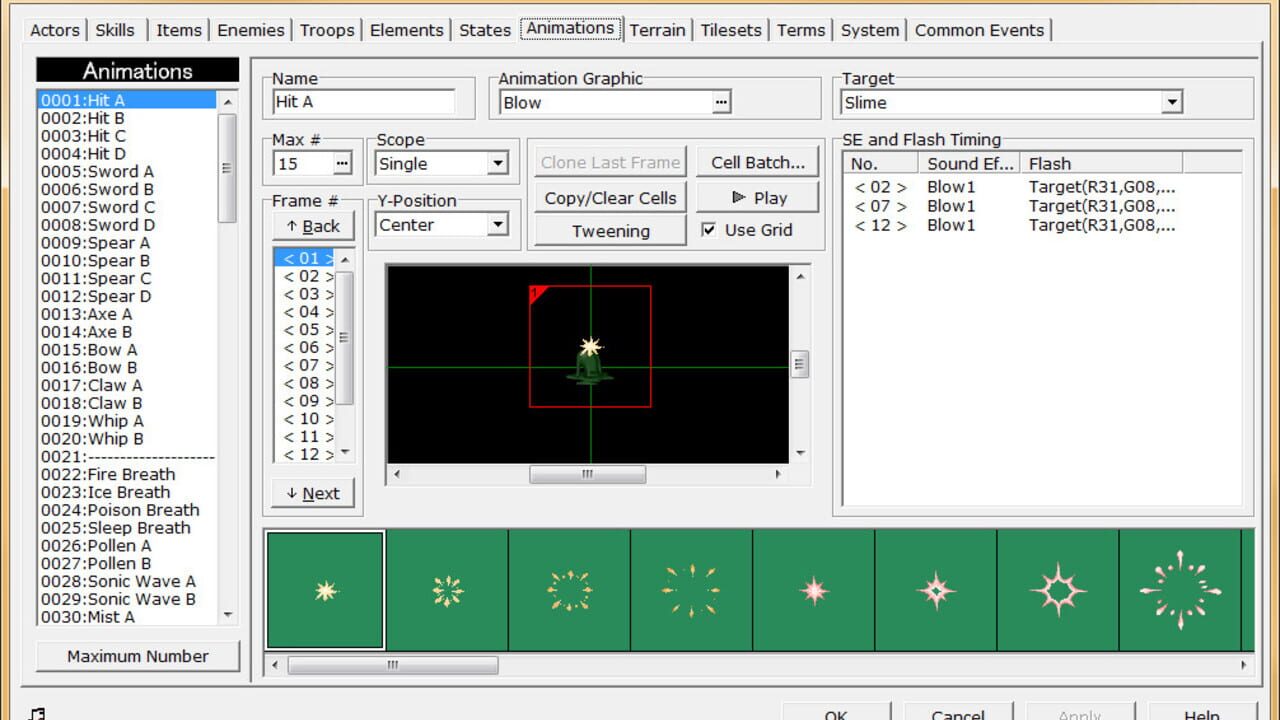 Screenshot for RPG Maker 2000