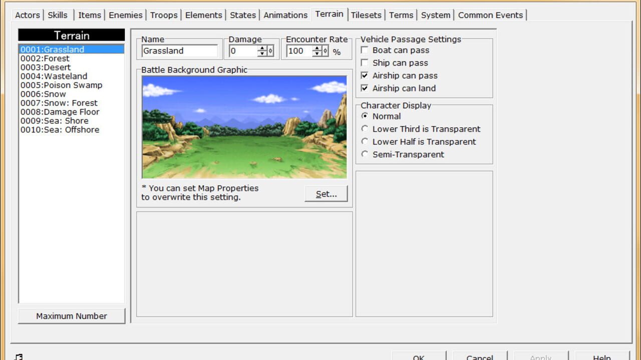 Screenshot for RPG Maker 2000