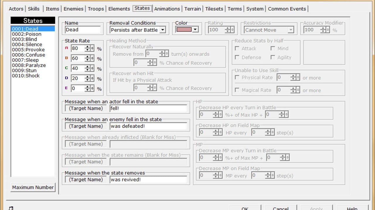 Screenshot for RPG Maker 2000