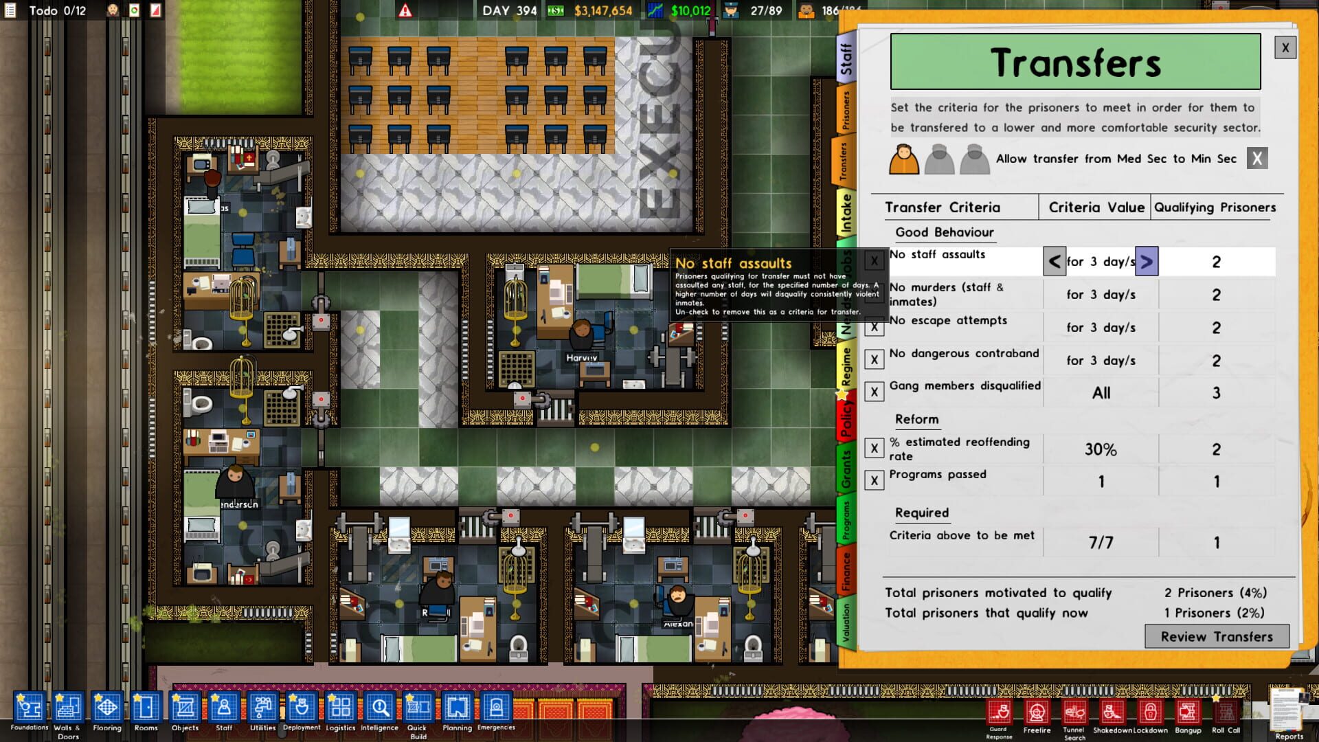 Screenshot for Prison Architect: Cleared for Transfer