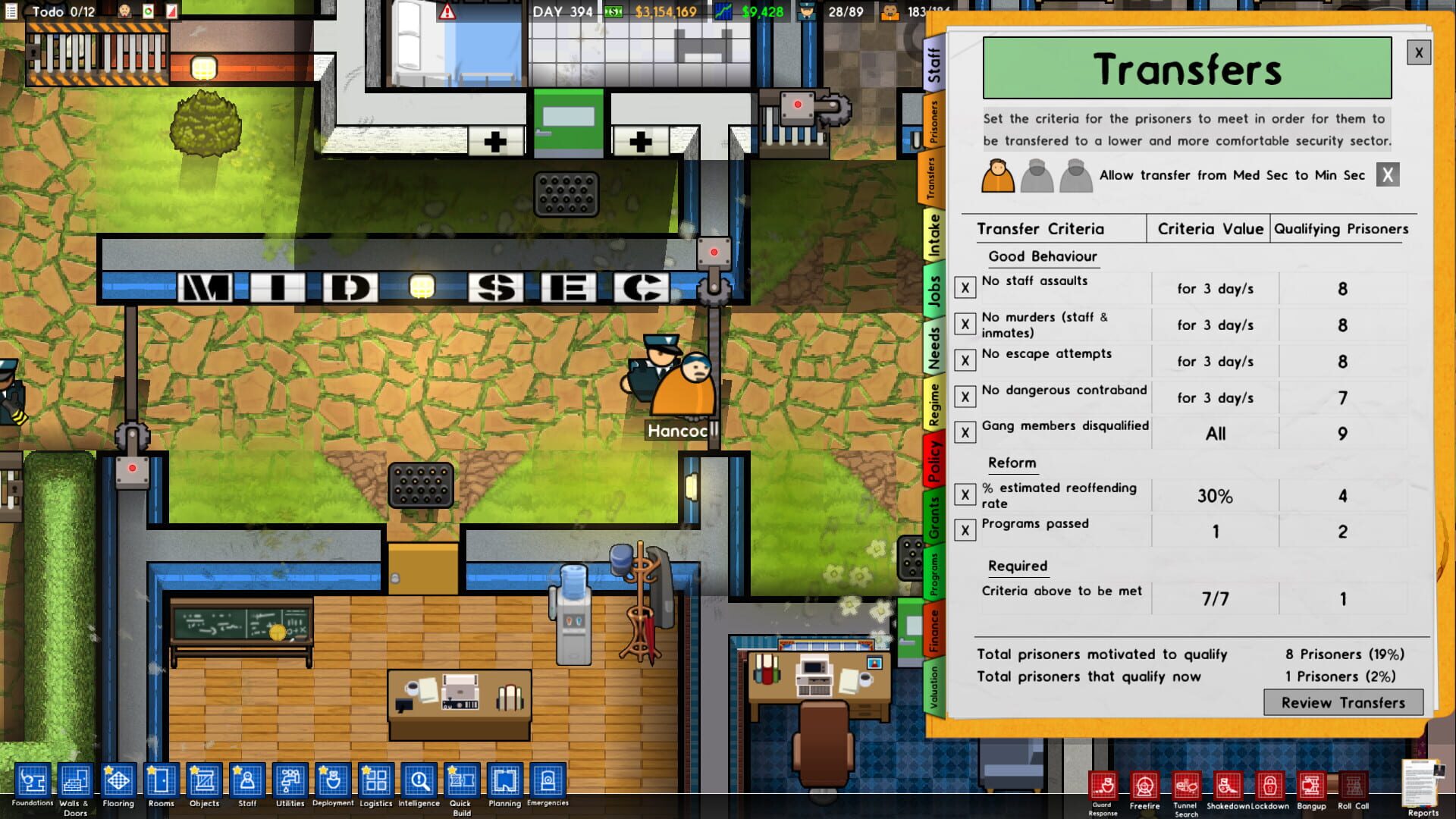 Screenshot for Prison Architect: Cleared for Transfer