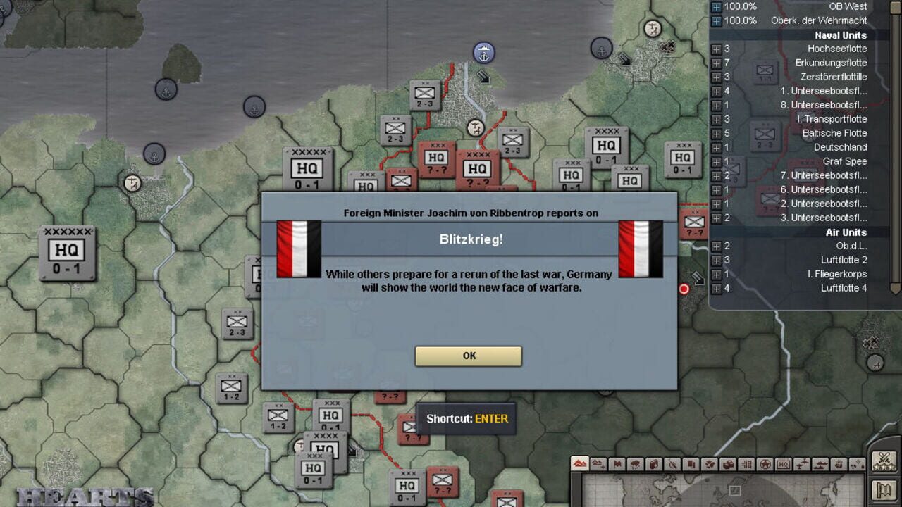 Screenshot for Hearts of Iron III: For the Motherland