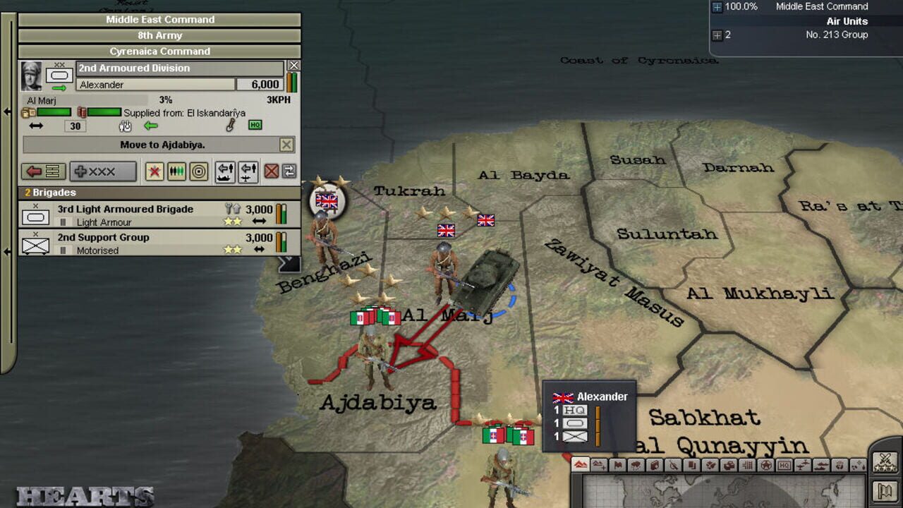 Screenshot for Hearts of Iron III: For the Motherland