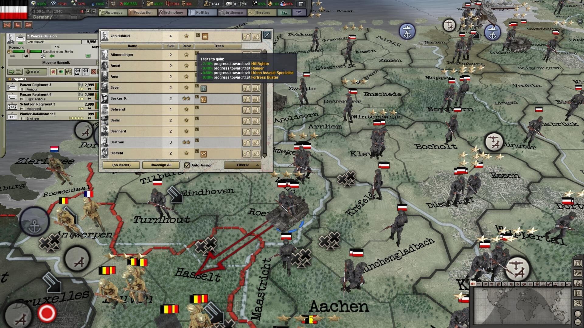 Screenshot for Hearts of Iron III: Their Finest Hour