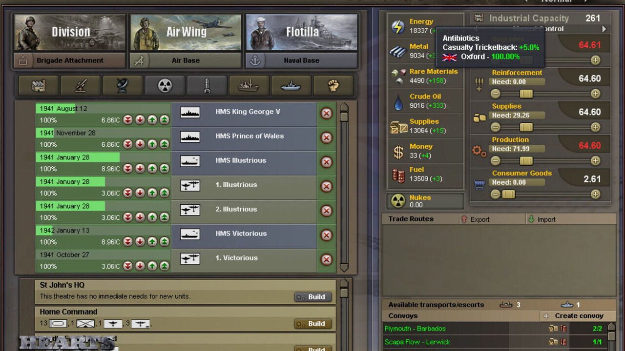 Screenshot for Hearts of Iron III: For the Motherland