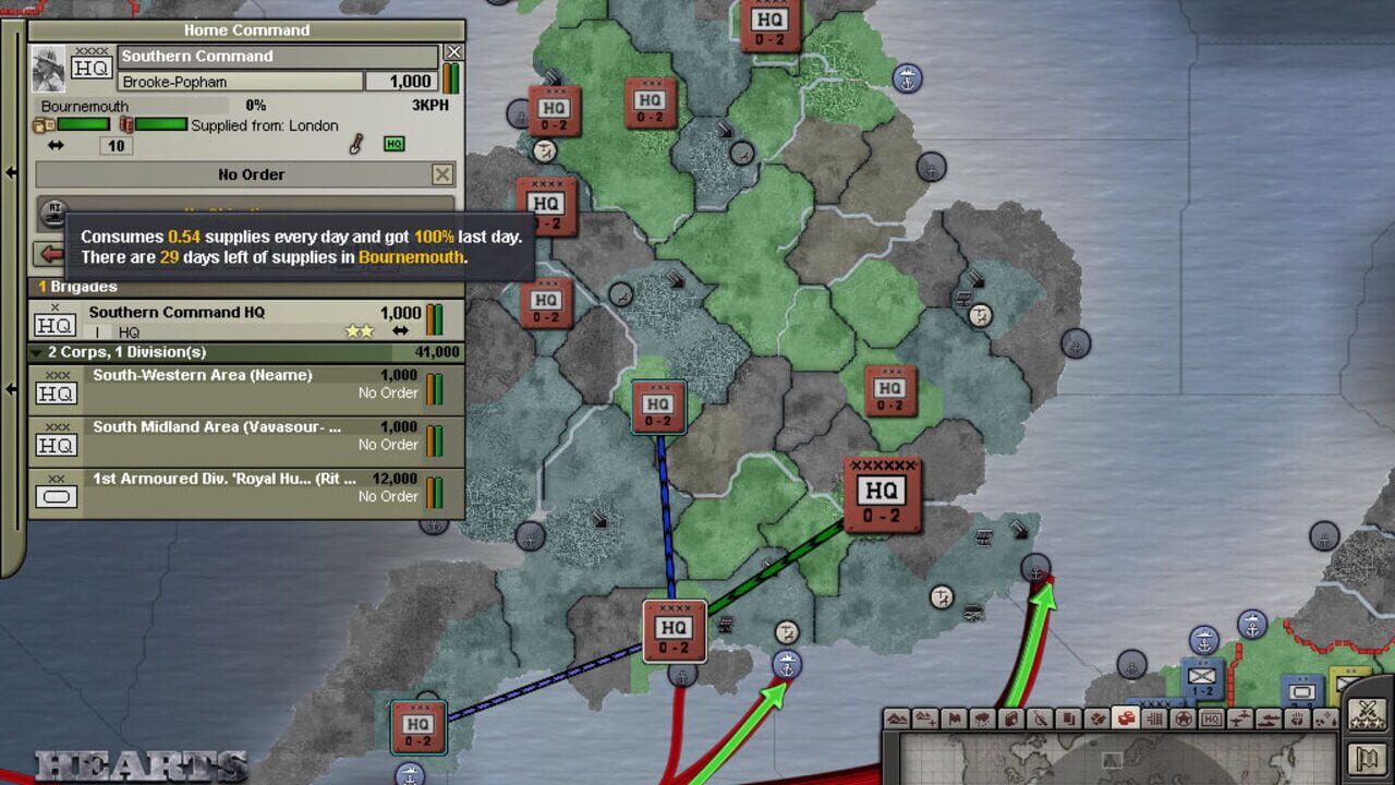 Screenshot for Hearts of Iron III: For the Motherland