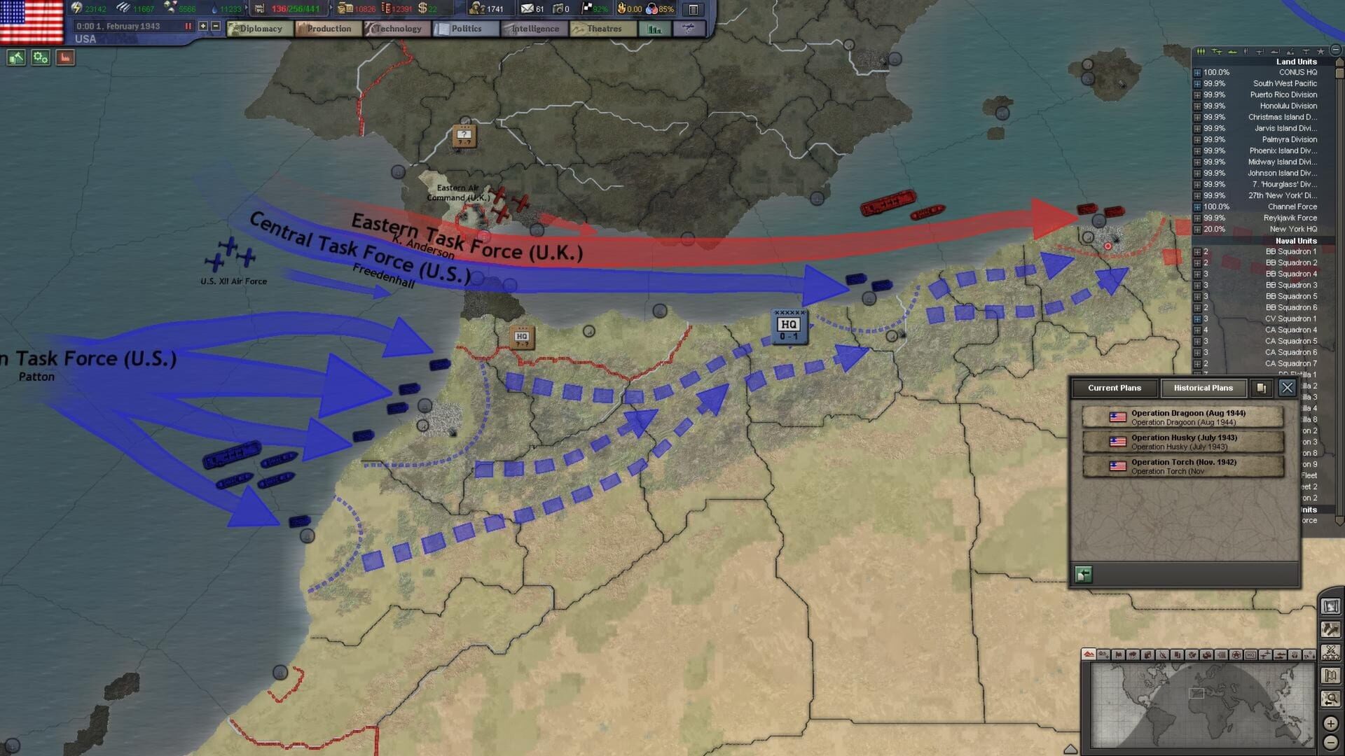 Screenshot for Hearts of Iron III: Their Finest Hour