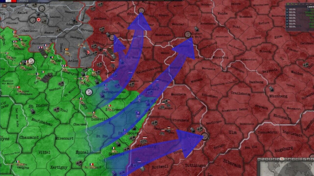 Screenshot for Hearts of Iron III: Their Finest Hour