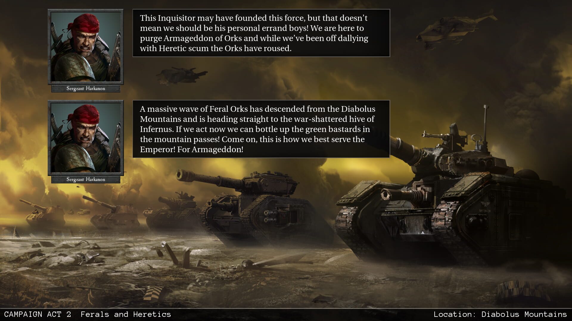 Screenshot for Warhammer 40,000: Armageddon - Ork Hunters
