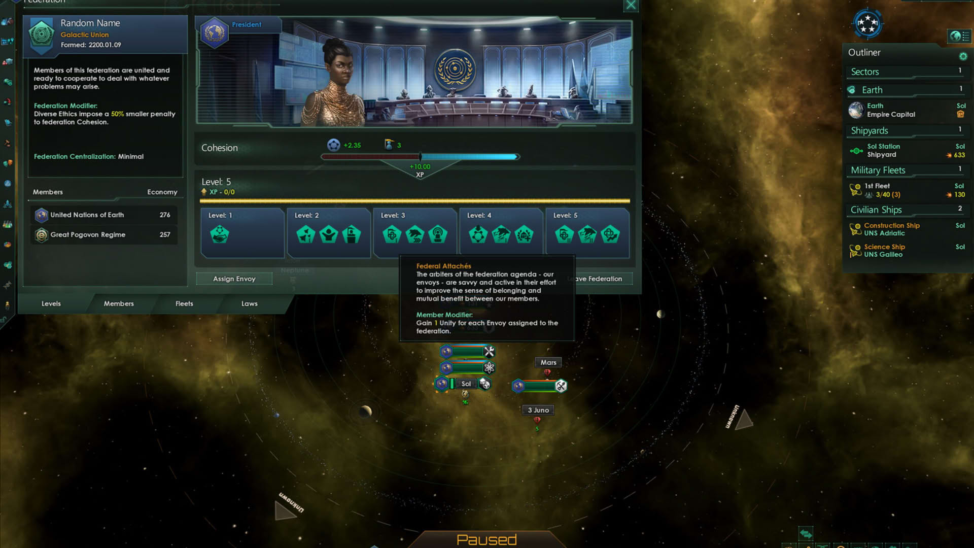Screenshot for Stellaris: Federations