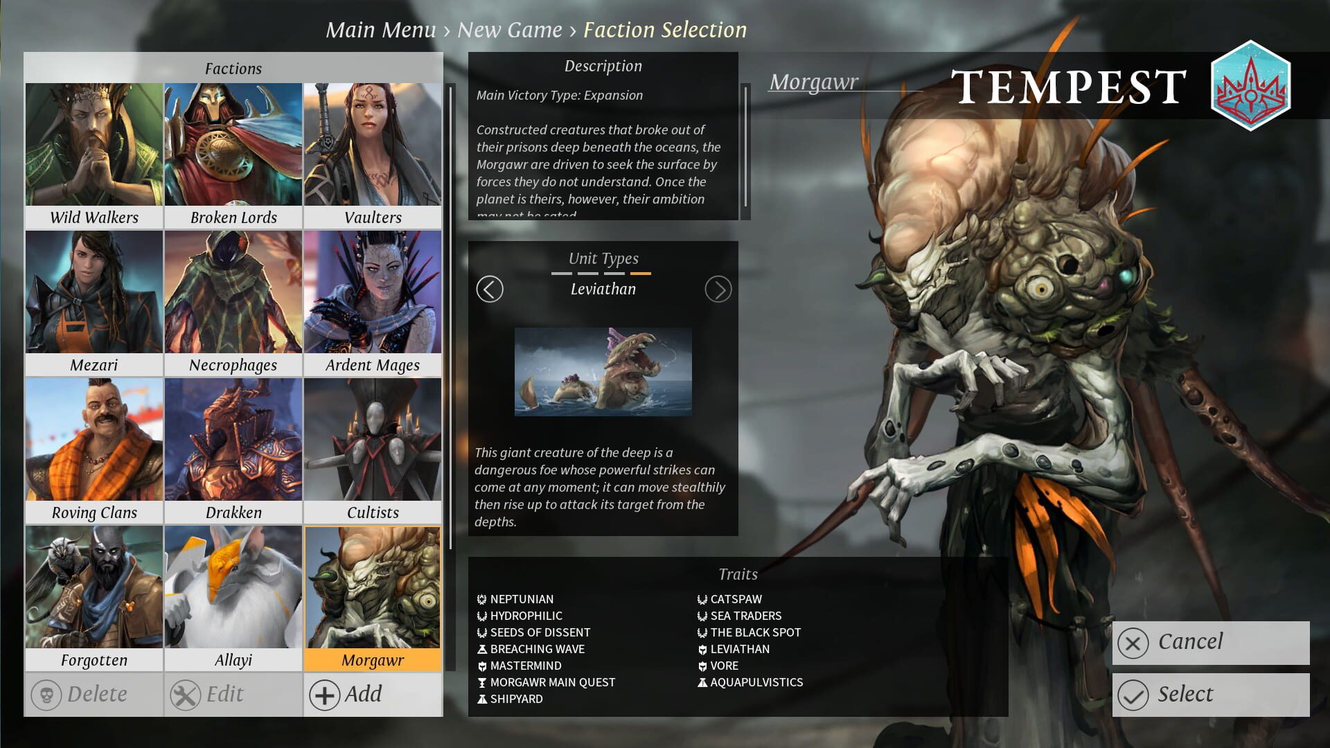 Screenshot for Endless Legend: Tempest