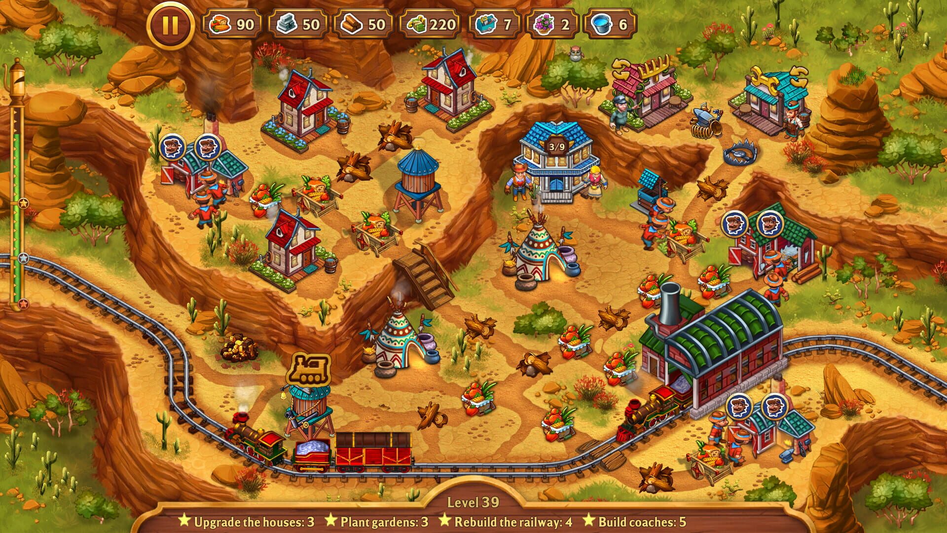 Screenshot for Golden Rails: Small Town Story