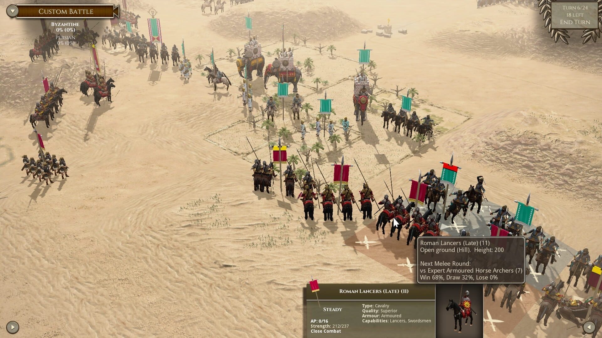 Screenshot for Field of Glory II: Age of Belisarius