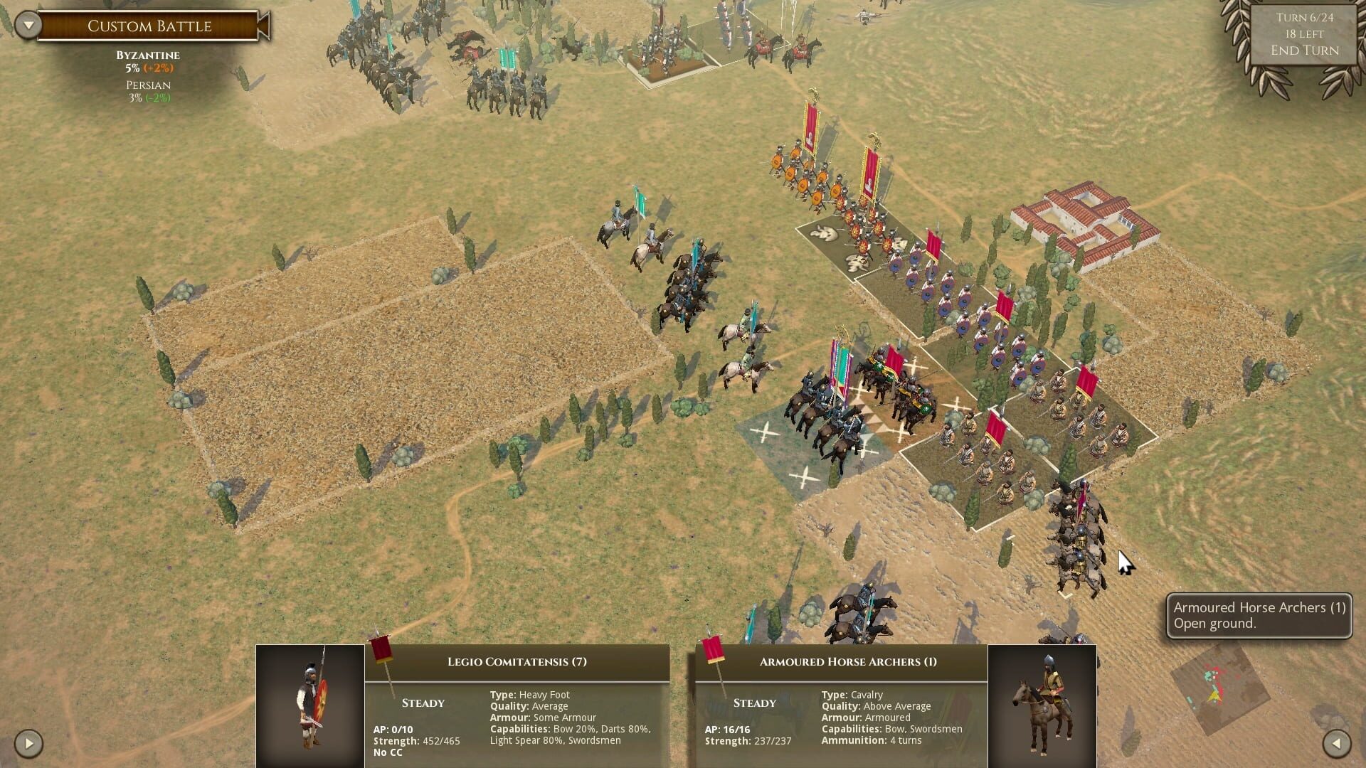 Screenshot for Field of Glory II: Age of Belisarius