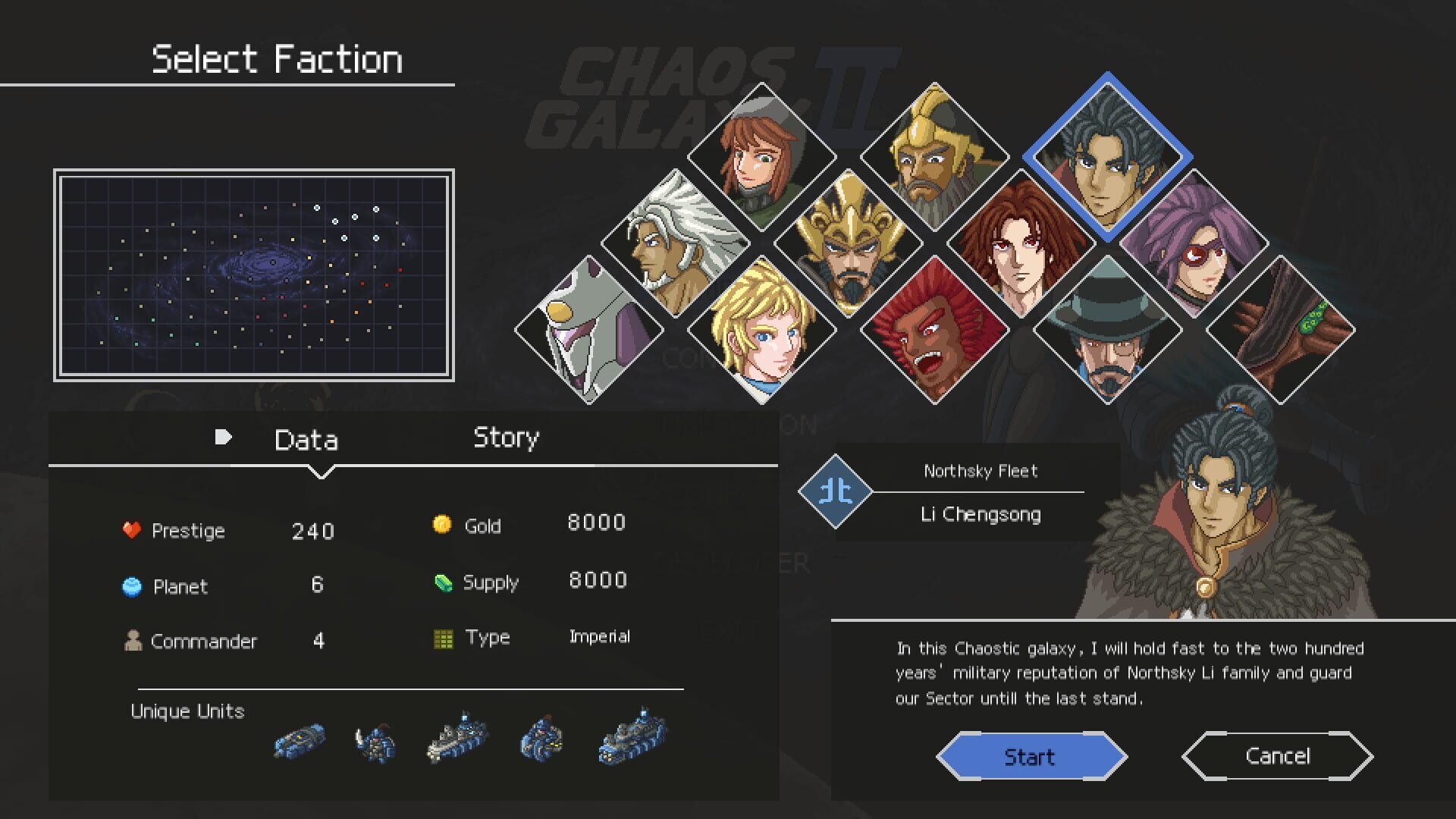 Screenshot for Chaos Galaxy 2