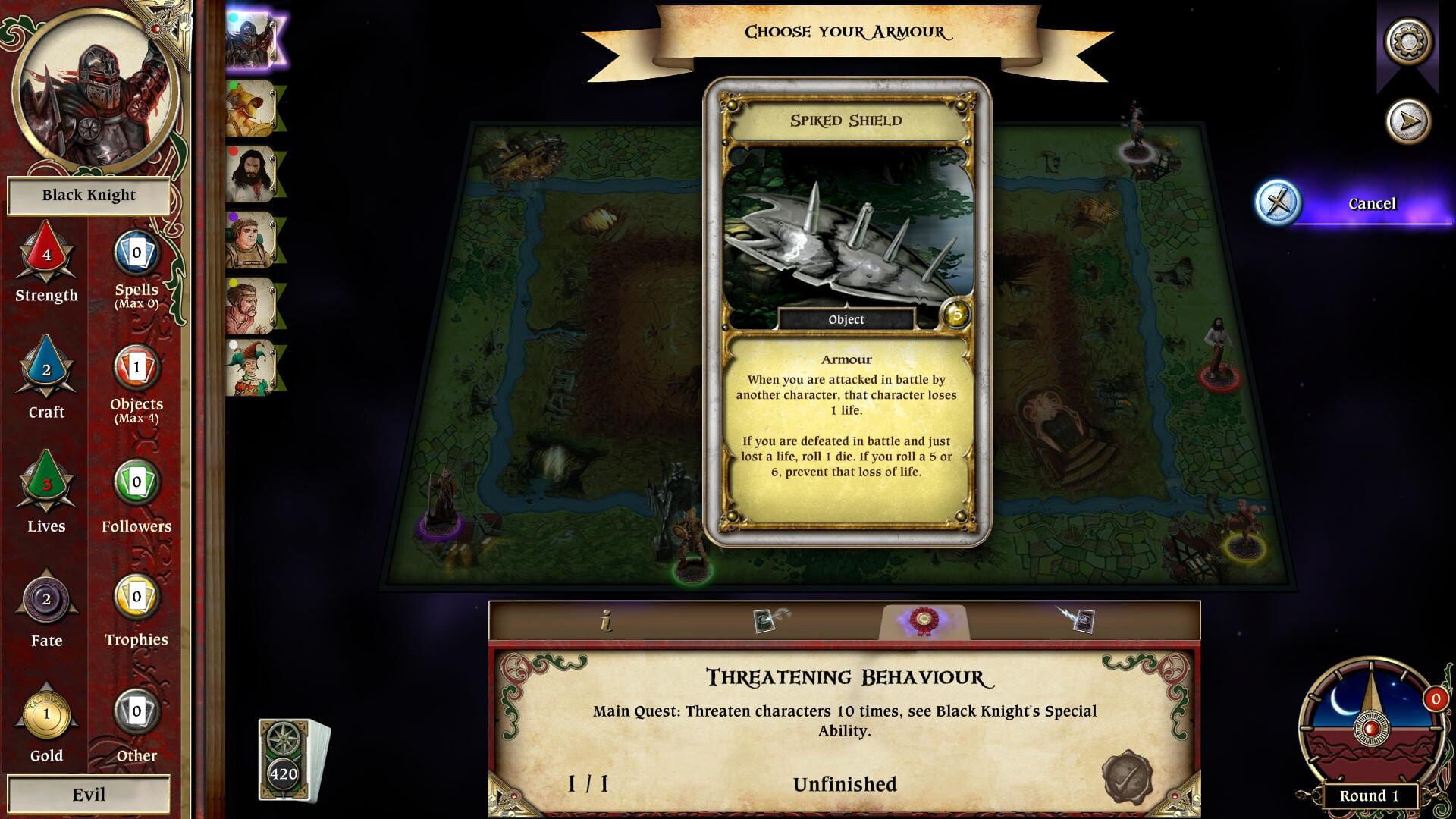 Screenshot for Talisman: Origins - Beyond the Veil