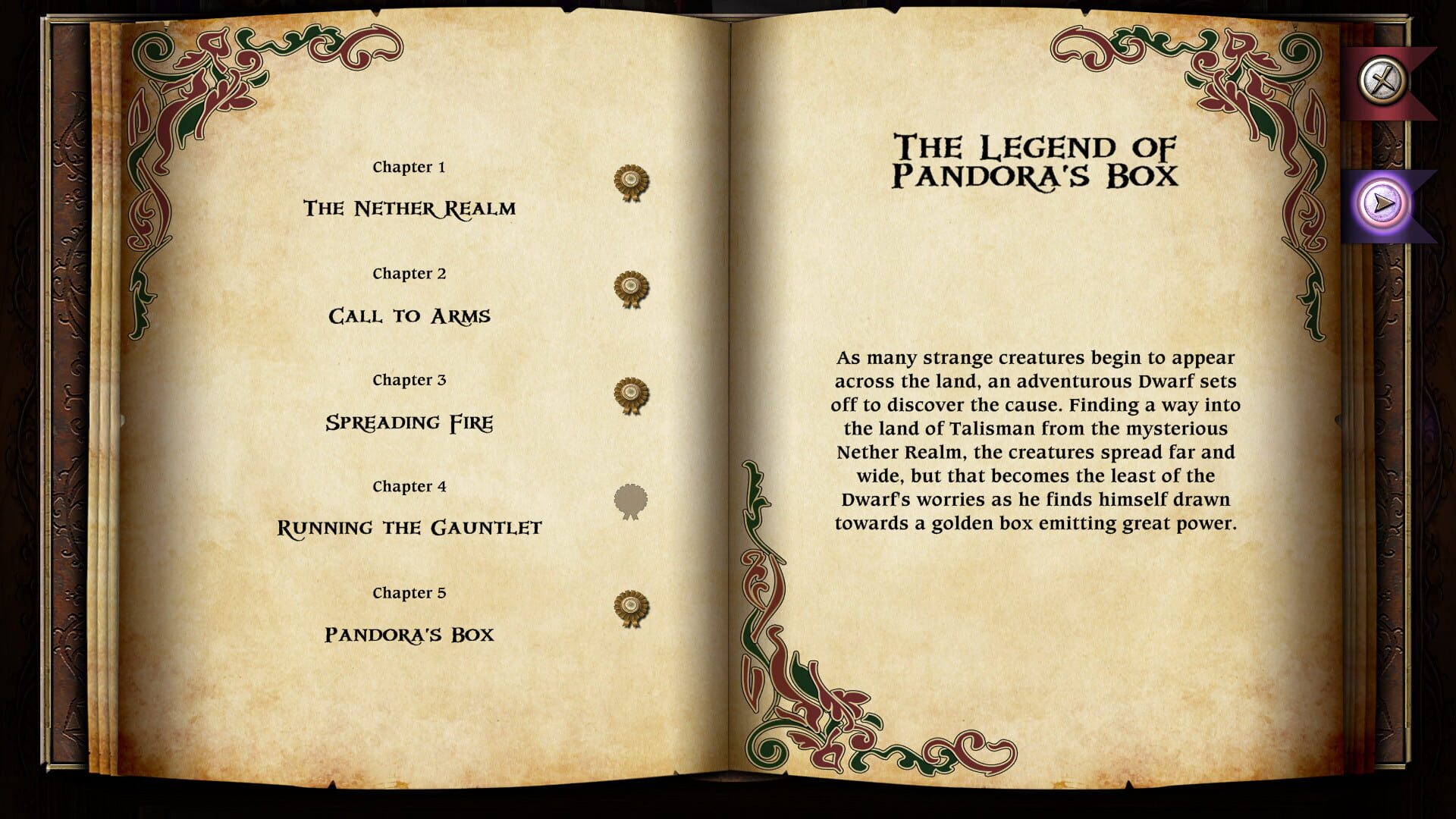 Screenshot for Talisman: Origins - The Legend of Pandora's Box
